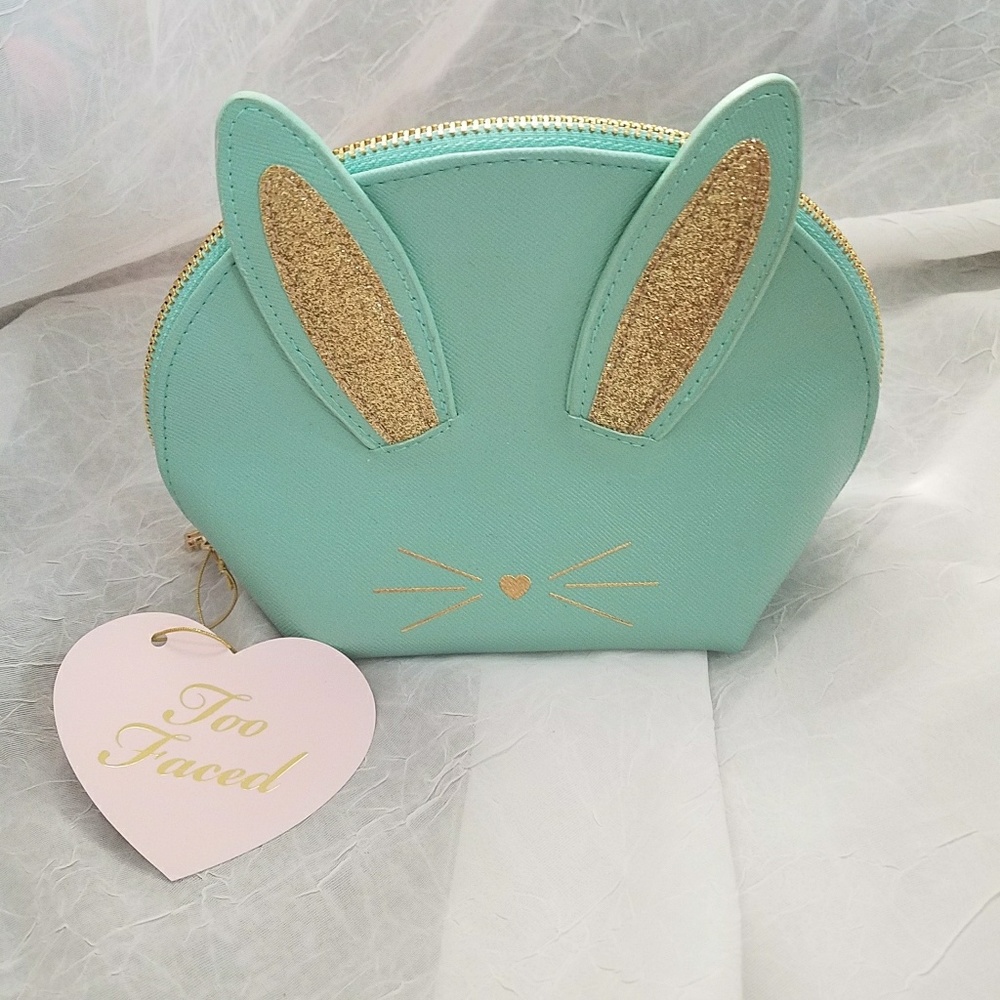 Too Faced limited edition Bunny clutch